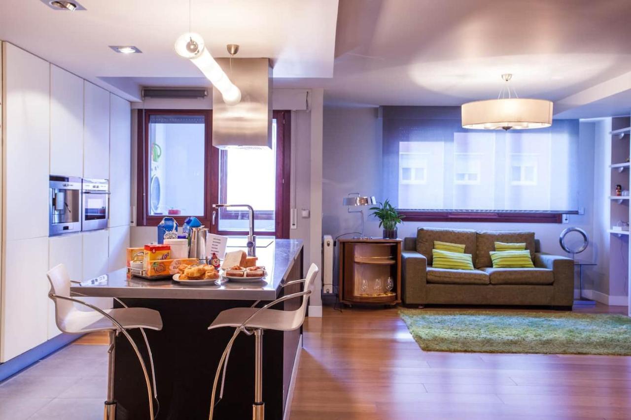 Apartament Piso Moderno, Centrico Y Con Garaje Gratis Bilbao Zewnętrze zdjęcie